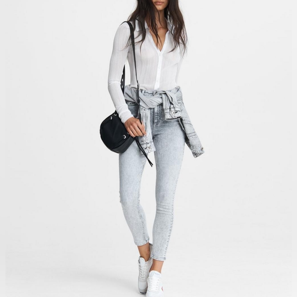 Rag & Bone Cate Mid-Rise Skinny in Acid NWT - 26